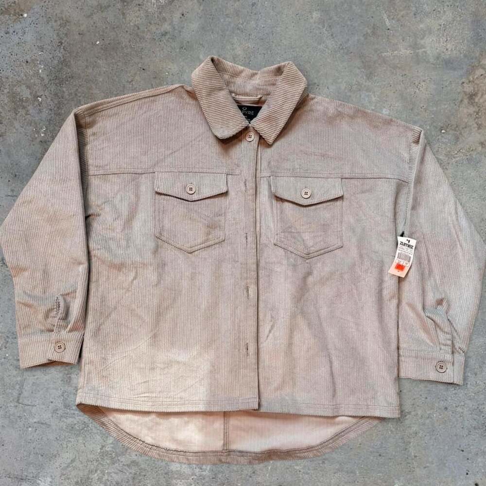 Empyre Aria Corduroy Shirt Jacket Size Small